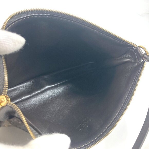 LOUIS VUITTON Brown Monogram Leather Pochette Shoulder Bag - Picture 11 of 14